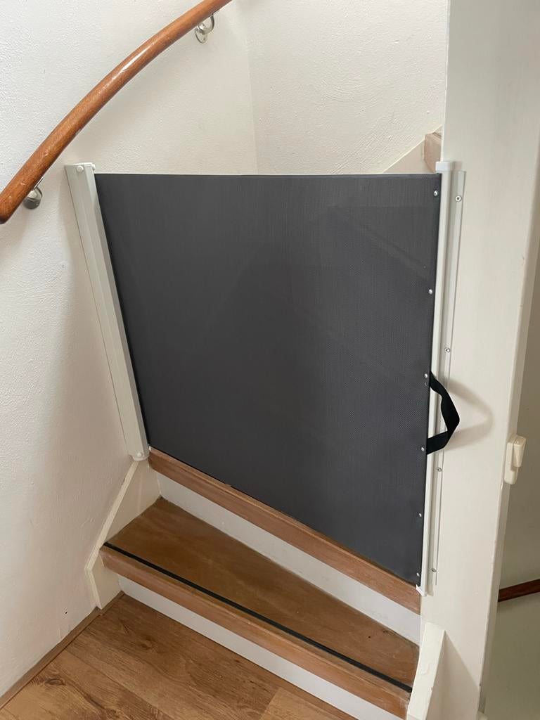 Oprolbaar traphekje, Overige materialen, Gebruikt, Oprolhekje, Ophalen of Verzenden