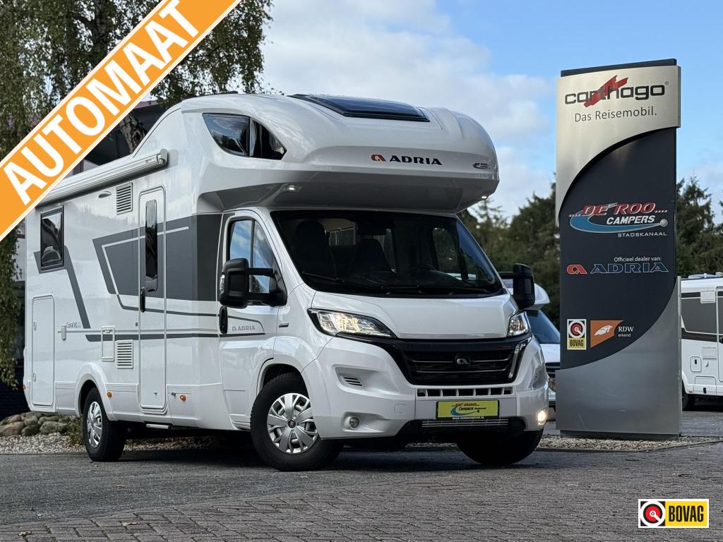 Adria Coral XL Plus 670 SL - FAMILIECAMPER|AUTOMAAT 9 traps, Automaat, Standaard zit, Alkoof, Bedrijf