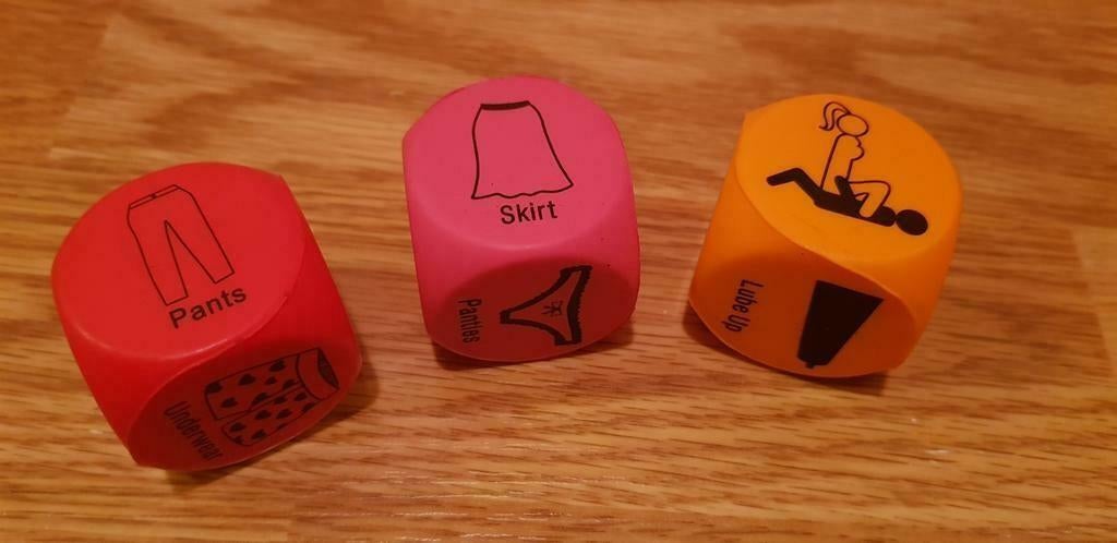 3 voorspel / strippoker dobbelstenen, Ophalen of Verzenden