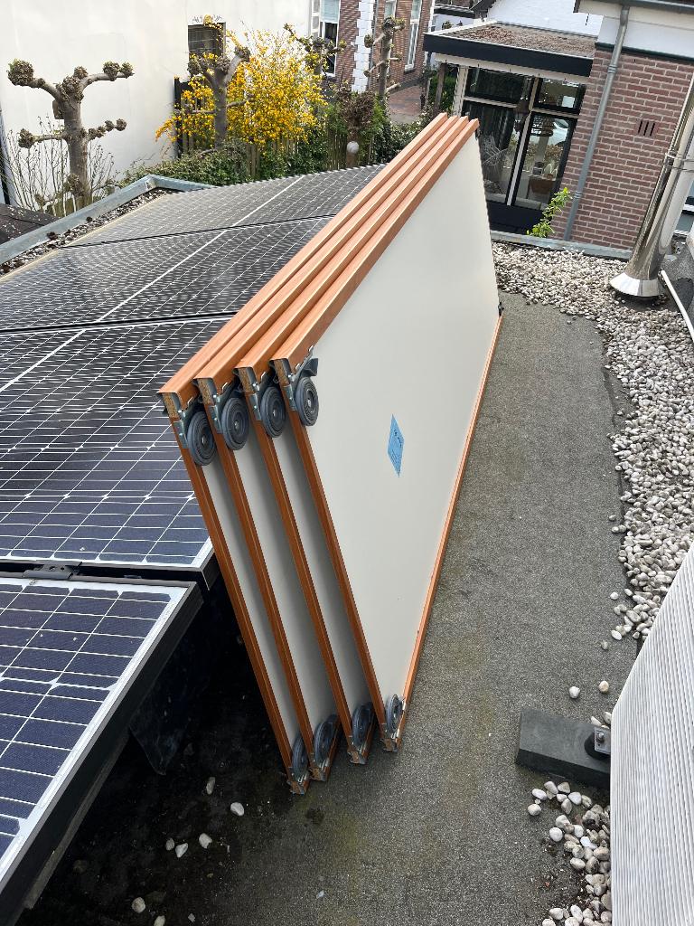 4 Schuifdeuren - gratis af te halen, Ophalen, Gebruikt, 25 tot 50 cm, 200 cm of meer