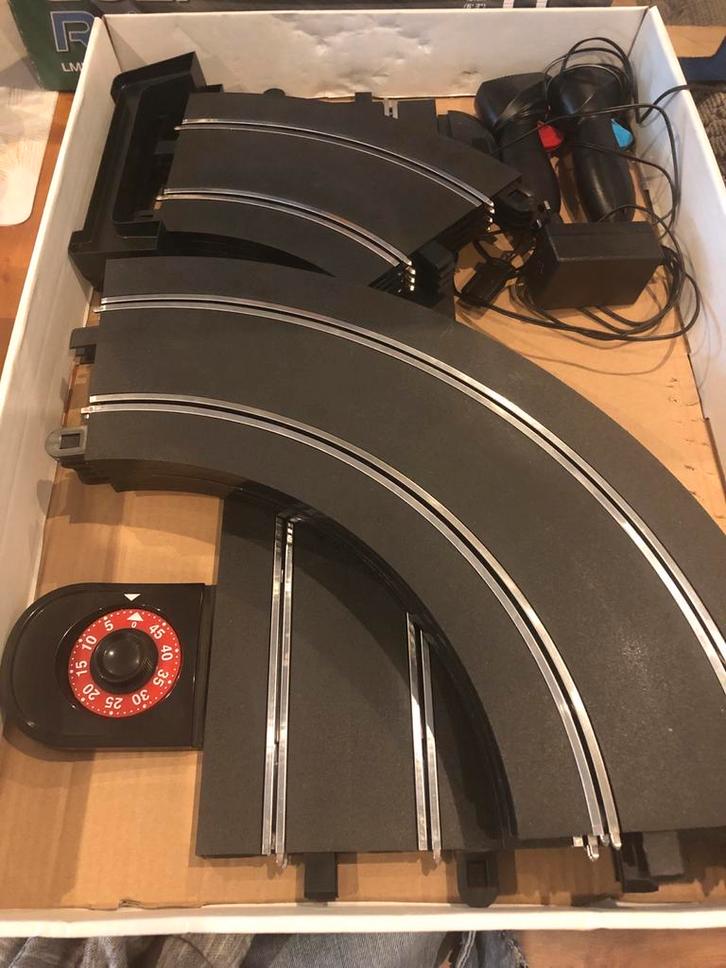Scalextric Racebaan Set - Compleet met Controllers, Kinderen en Baby's, Speelgoed | Racebanen, Gebruikt, Racebaan, Elektrisch