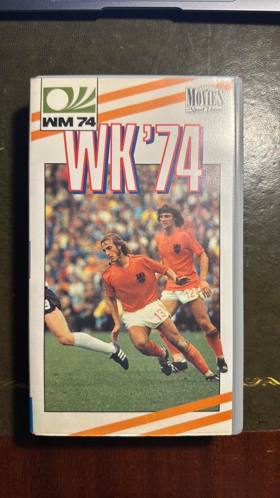 WK’74 videoband Oranje, Ophalen of Verzenden, Zo goed als nieuw, Overige binnenlandse clubs