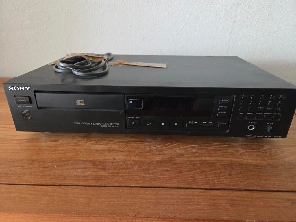 Sony CDP-280 CD-speler - Hoge kwaliteit geluid, Ophalen of Verzenden, Gebruikt, Sony