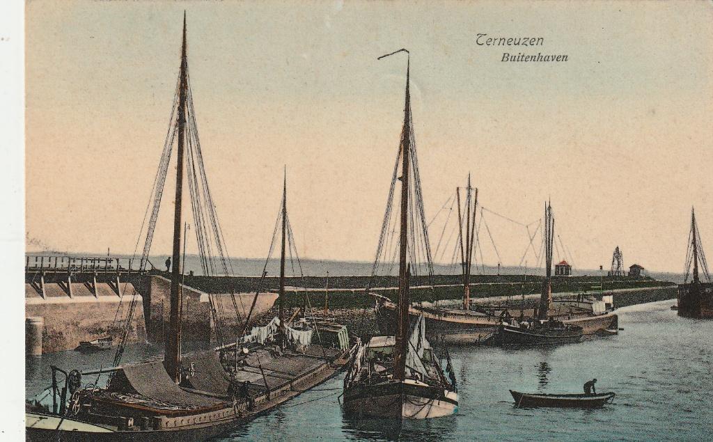 TERNEUZEN BUITENHAVEN, Verzamelen, Ansichtkaarten | Nederland, Verzenden, Zeeland