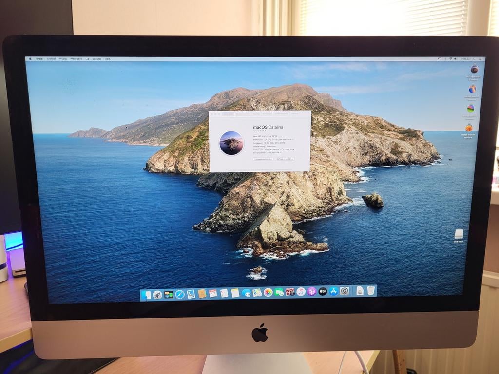 iMac 27 inch Late 2013, 2 tot 3 Ghz, 15 inch, Zo goed als nieuw, Ophalen
