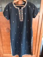 Zwarte jurk groenachtigei broek, Kleding | Dames, Ophalen of Verzenden, Zo goed als nieuw, Zwart, Lang