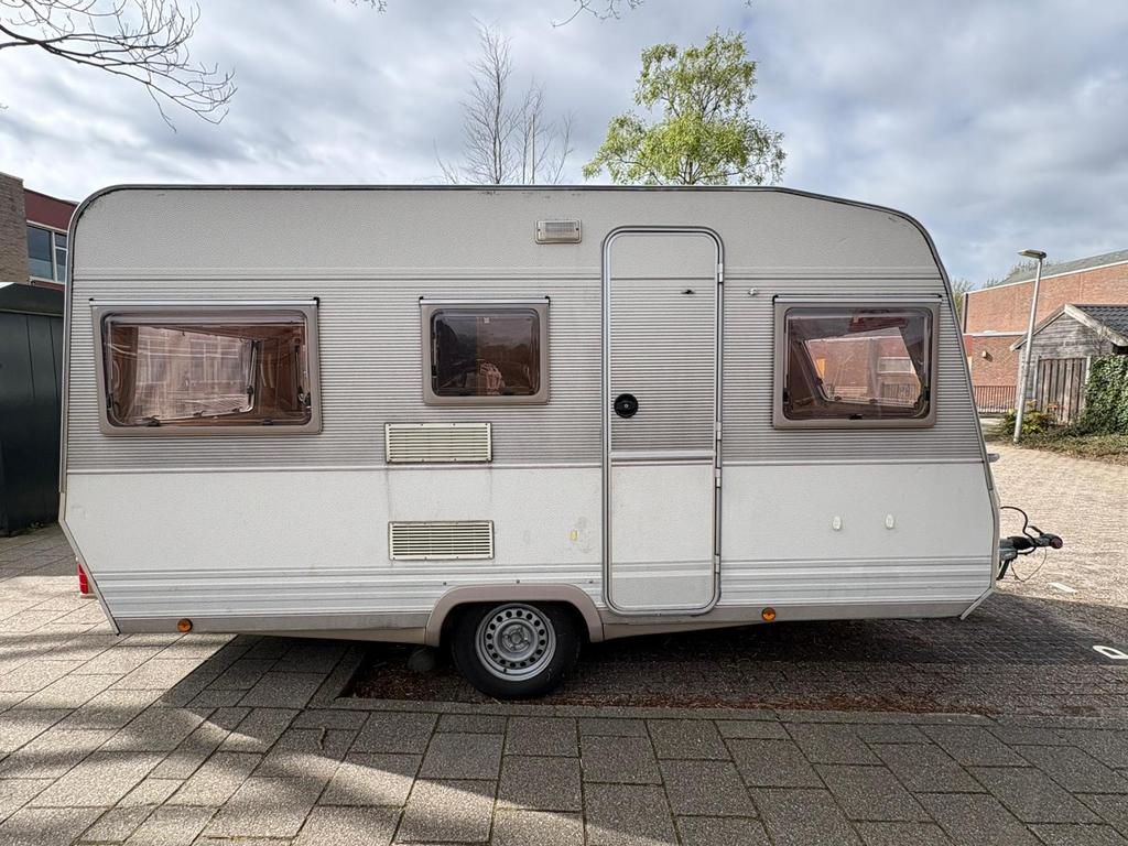 Dethleffs rd3 caravan te koop, Caravans en Kamperen, 70 kg, Treinzit, 750 - 1000 kg, Particulier