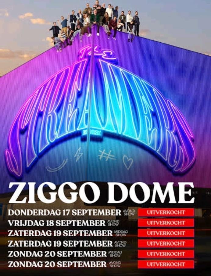 Streamers staanplaats ticket donderdag 17 sept, Tickets en Kaartjes, Eén persoon
