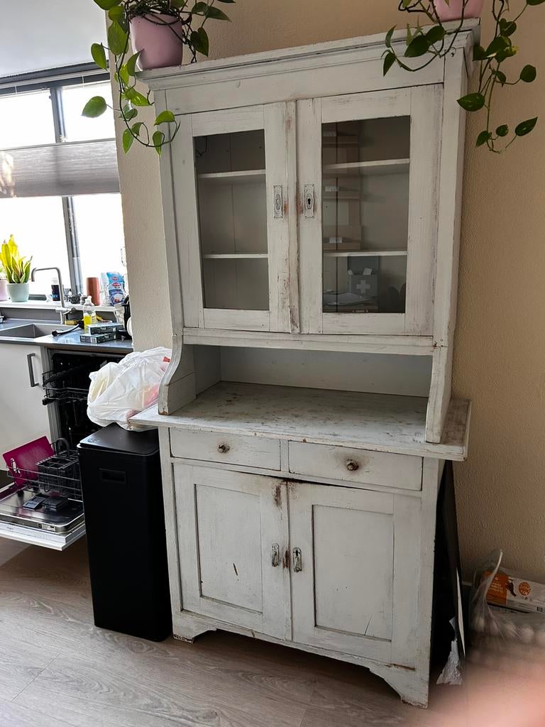 Antieke Franse buffetkast, Huis en Inrichting, Kasten | Buffetkasten, Ophalen, Gebruikt, 100 tot 150 cm, 150 tot 200 cm