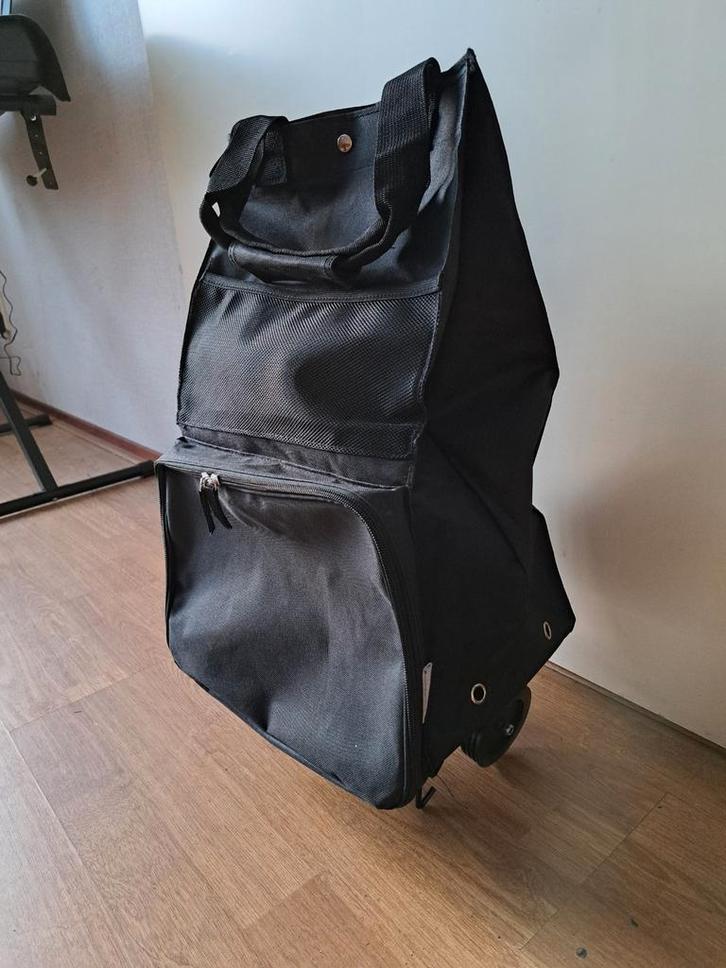 Opvouwbare boodschappentrolley. Zwart. Nieuw., Sieraden, Tassen en Uiterlijk, Tassen | Reistassen en Weekendtassen, Nieuw, Zwart
