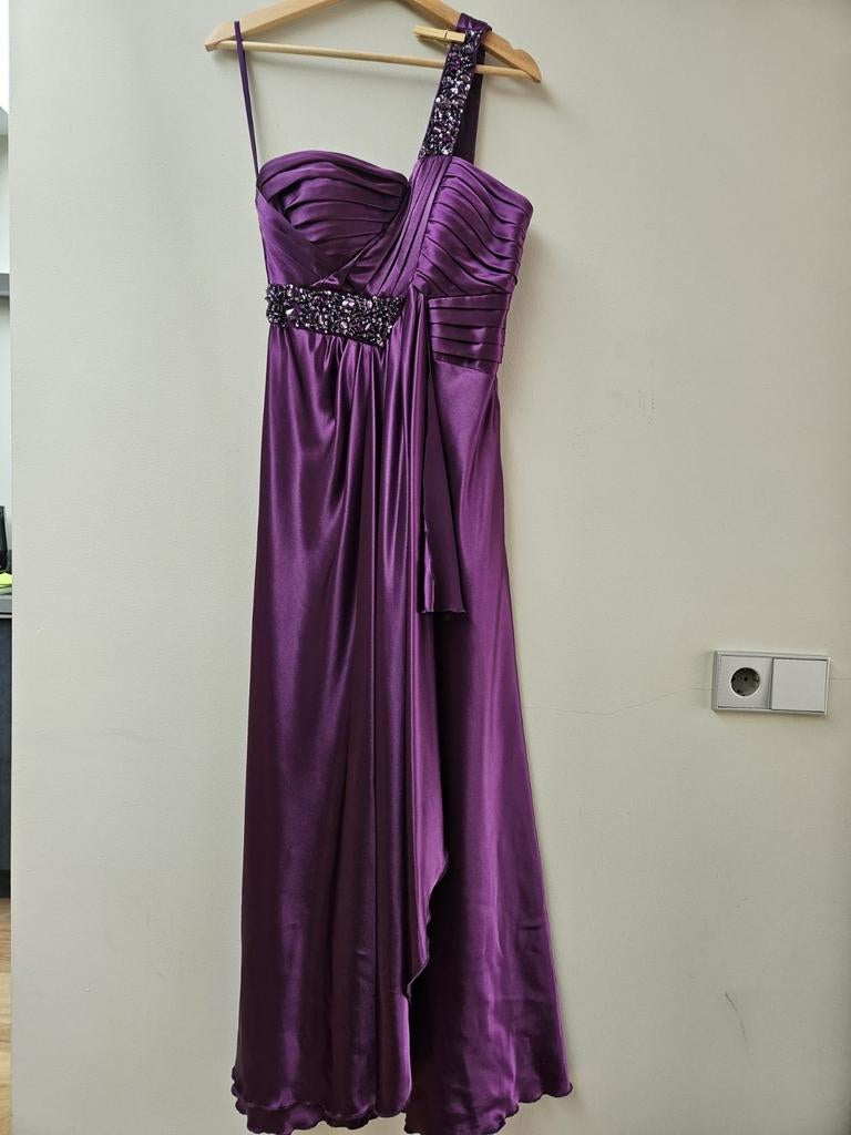 Lange galajurk van Juju & Christine, Kleding | Dames, Gelegenheidskleding, Ophalen of Verzenden, Zo goed als nieuw, Galajurk