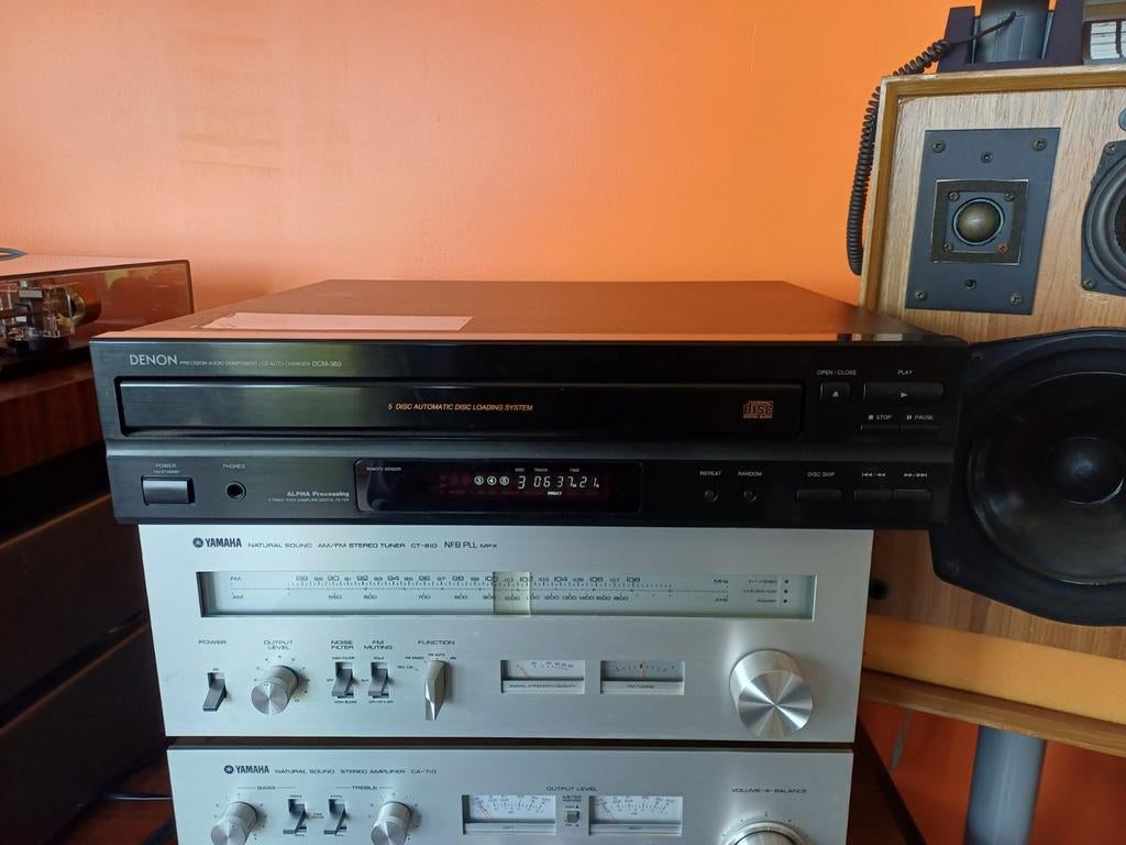 Denon DCM-360 5 CD Wisselaar - Goede staat, werkt, Ophalen of Verzenden