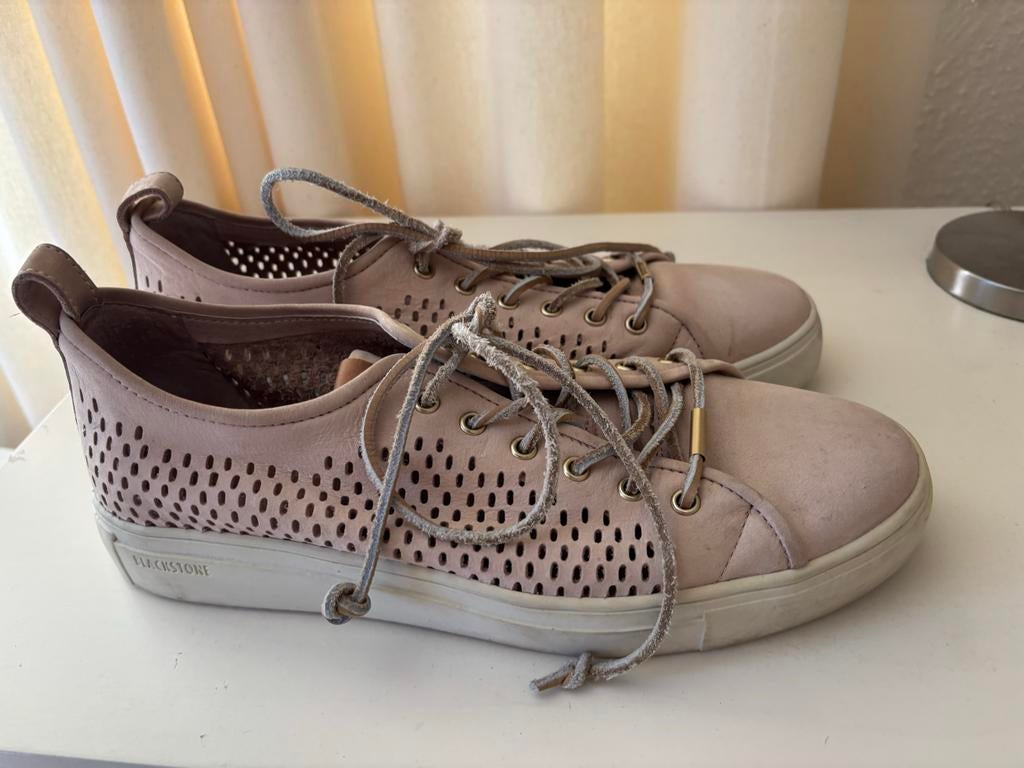 Blackstone suède poeder roze sneakers - Maat 42, Ophalen of Verzenden, Gedragen, Roze, Sneakers of Gympen