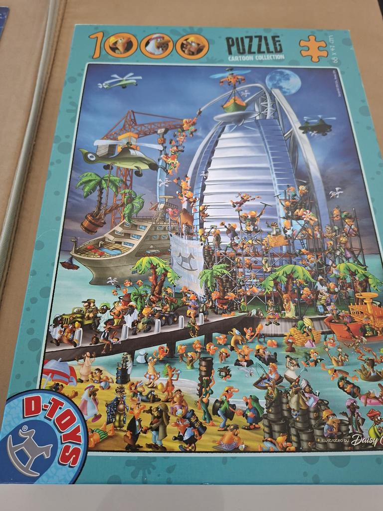 D-Toys puzzel Dubai Cartoon collection, Ophalen of Verzenden, 500 t/m 1500 stukjes, Gebruikt, Legpuzzel