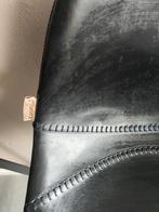 Zwarte leren barkrukken 4x Dutch Bone, 4 krukken, Ophalen, Leer, 60 tot 90 cm