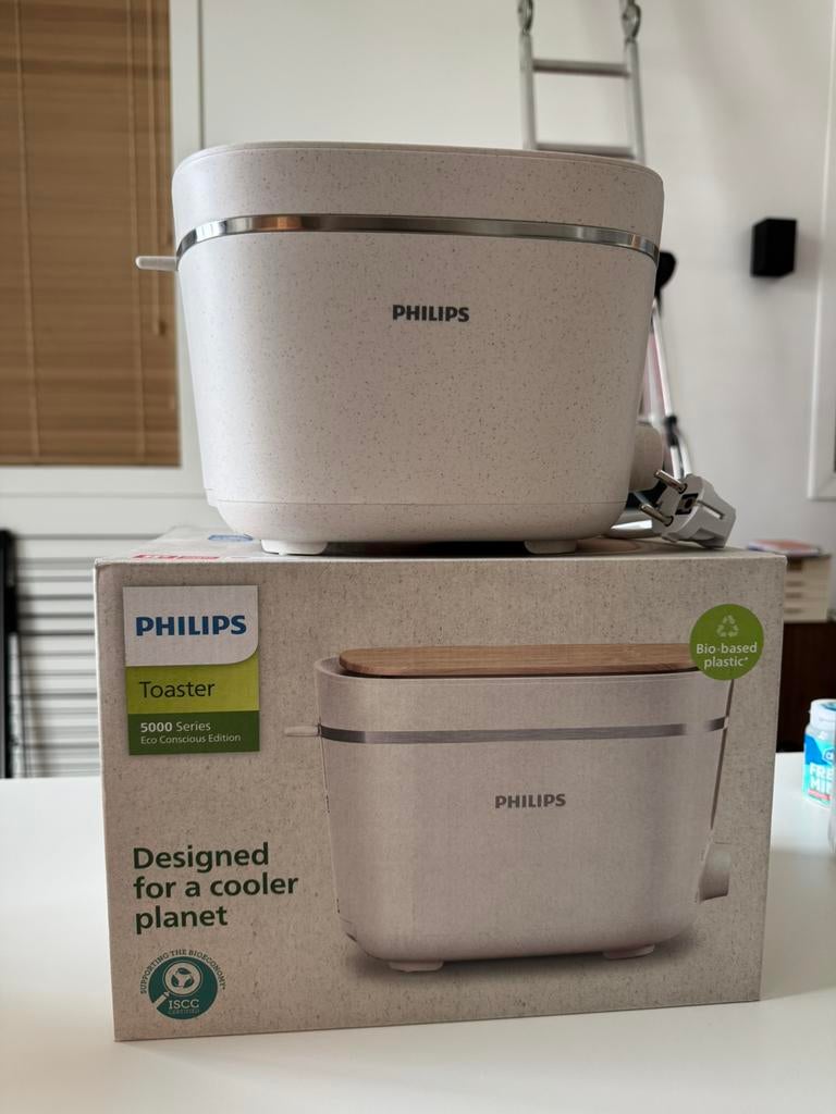 Philips Toaster 5000 Series Eco Conscious Edition, Ophalen of Verzenden, Zo goed als nieuw