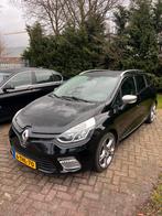 Renault Clio 1.2 TCE 88KW Estate EDC 2014 Zwart, Auto's, Stof, 4 cilinders, Origineel Nederlands, Particulier