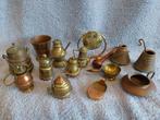Set miniaturen in messing & koper, Antiek en Kunst, Ophalen of Verzenden