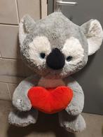 Grote Koala Knuffel met Hart, Ophalen of Verzenden
