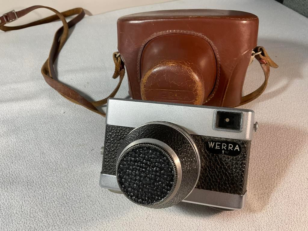 WERRA 1 met tas, Audio, Tv en Foto, Fotocamera's Analoog, Ophalen of Verzenden, Gebruikt, Spiegelreflex