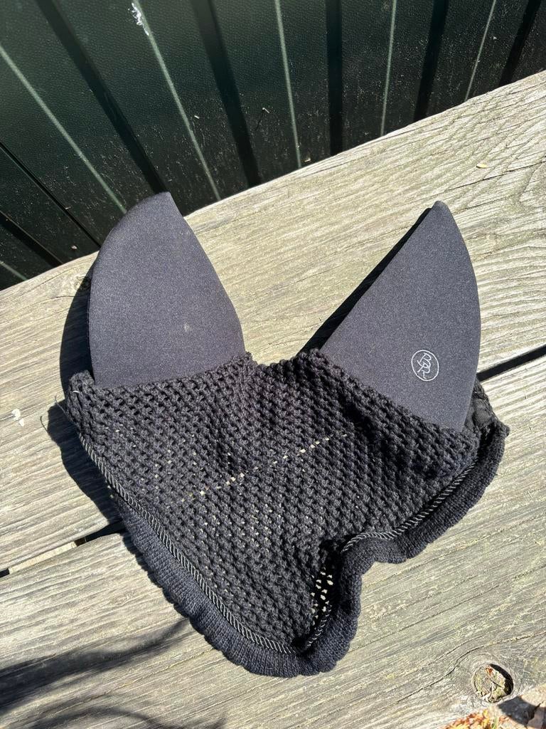 BR geluidsdempend oornetje zwart cob, Ophalen of Verzenden, Zo goed als nieuw, Dressuur