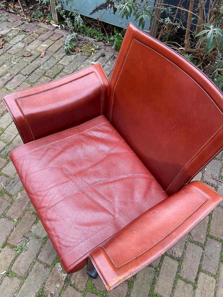 Matteo Grassi Quorum fauteuil en Selaria Bank, Ophalen, Gebruikt, Overige materialen, 75 tot 100 cm