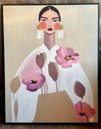 Schilderij - Carla van Iersel Stijl werk aan de muur, Ophalen of Verzenden