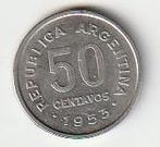 50  cent  1953  Argentinië. km. 49, Ophalen of Verzenden, Noord-Amerika, Losse munt