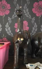 Unieke olifant van leer - handgemaakt decoratiestuk, Ophalen of Verzenden, Nieuw