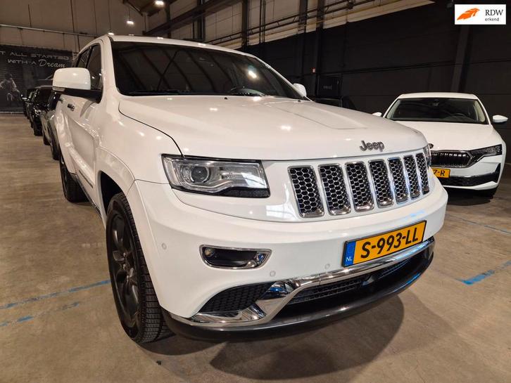 Jeep Grand Cherokee 3.0 CRD Summit - Panoramadak - Stoelverw, Auto's, Jeep, Bedrijf, Te koop, Grand Cherokee, 4x4, ABS, Achteruitrijcamera