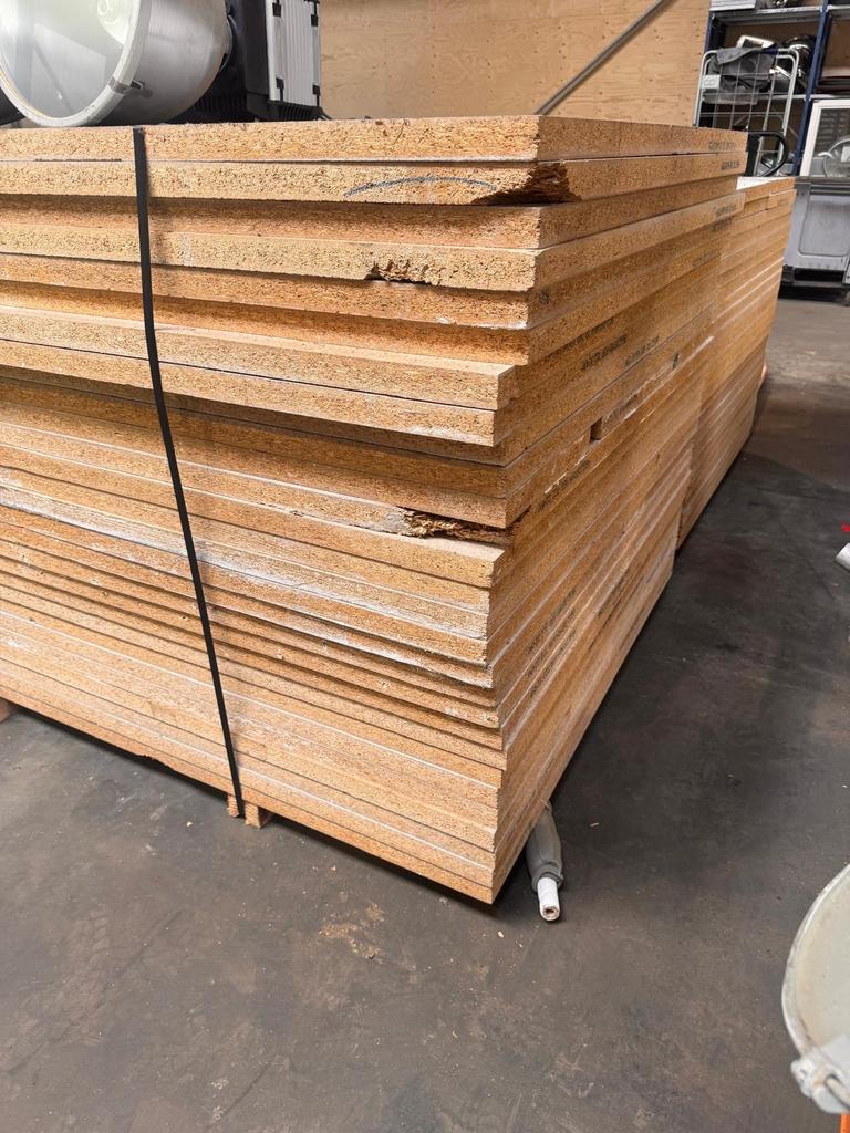 Grote partij platen 125x250, Doe-het-zelf en Verbouw, Platen en Panelen, Ophalen, Gebruikt, Hout, 20 tot 50 mm