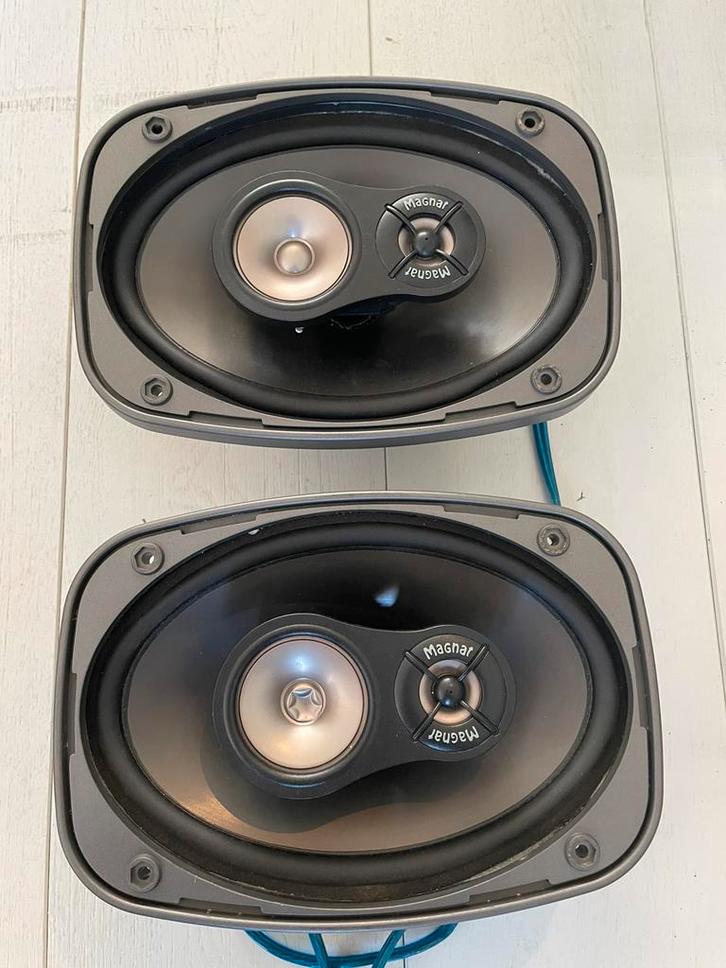 Set van 2 Magnat Stratos 693 speakers, Auto diversen, Autospeakers, Zo goed als nieuw, Ophalen of Verzenden