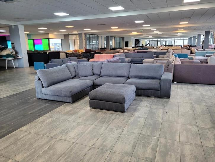 ✅️️️ GEREINIGD Goossens elementenbank GRATIS LEVERING, Huis en Inrichting, Banken | Bankstellen, Zo goed als nieuw, Hoekbank, Vierpersoons of meer