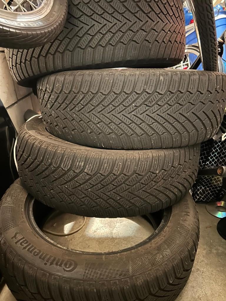 4x Continental Winterbanden 205/55 R16 (o.a. Audi A1), Auto-onderdelen, Ophalen, Audi