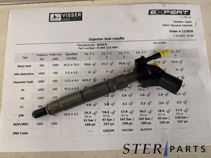 Verstuiver (diesel) van een Mercedes C-Klasse, Auto-onderdelen, Gebruikt, -, Ophalen of Verzenden, -