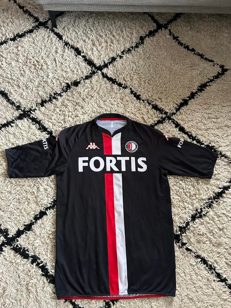 Feyenoord ‘07-‘08 uitshirt Kappa maat XXL, Kleding | Heren, Overige Herenkleding, Verzenden, Gedragen