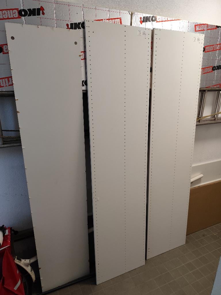 Ikea PAX kast 50x58x236 wit, Ophalen, Met plank(en), Gebruikt, 200 cm of meer