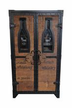 Handgemaakte eiken drankkast / whiskykast, Ophalen, Nieuw