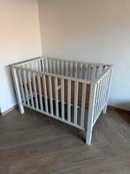 Babybox Tweelingbox extra breed, Ophalen, Zo goed als nieuw, Rechthoekig, In hoogte verstelbaar