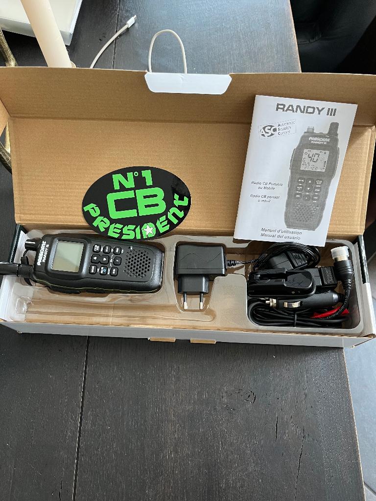 Cb President Randy III, Telecommunicatie, Zenders en Ontvangers, Ophalen, Zo goed als nieuw, Zender en Ontvanger