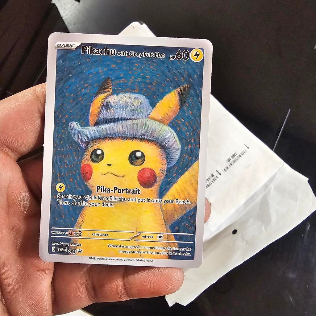 Pikachu van Gogh promo, Hobby en Vrije tijd, Verzamelkaartspellen | Pokémon, Ophalen of Verzenden