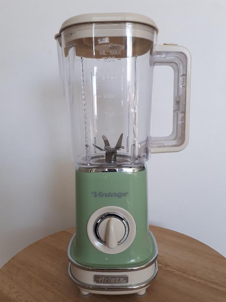 Blender Ariete Retro, vintage style, lichtgroen, Ophalen, Zo goed als nieuw, Blender