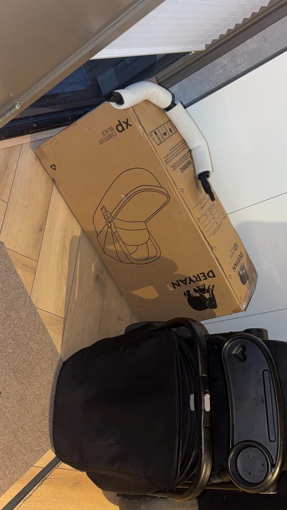 Deryan XP Carrycot Black - Nieuw in doos, Nieuw, Ophalen of Verzenden, Met reiswieg, Kinderwagen