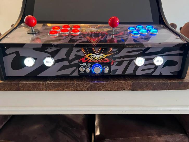 Bartop Arcade Kast Retropie 3B+ met alle retrogames, Spelcomputers en Games, Games | Overige, Niet werkend, Vechten, 2 spelers