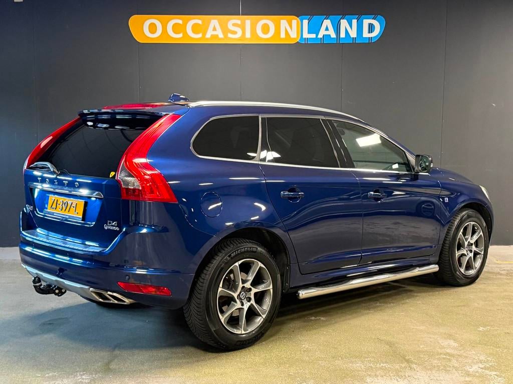 Volvo XC60 2.0 D4 FWD Summum|CAMERA|TREKHAAK|CRUISE|STOELV|B, Auto's, 1969 cc, Blauw, Leder, Bedrijf