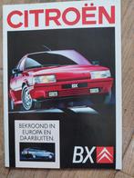 Citroën BX folder uit 1988, Ophalen of Verzenden, Zo goed als nieuw, Citroën, Citroën