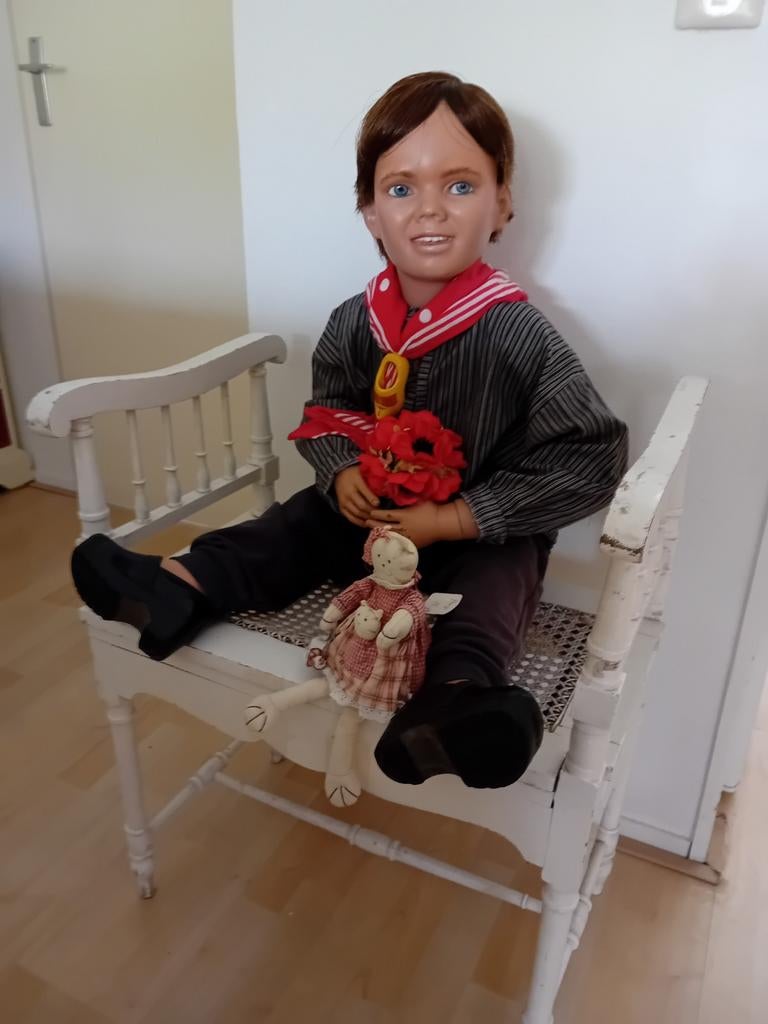 Prachtige etalagepop, Antiek en Kunst, Ophalen of Verzenden