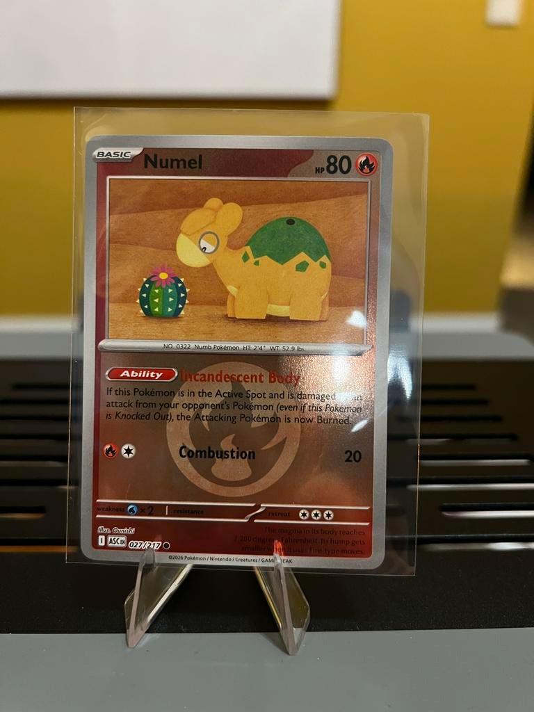 Pokémon Kaart Numel 027/217 ASCEN Energy, Ophalen of Verzenden
