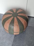 Zeer mooie vintage retro ronde poef, Ophalen of Verzenden, Huis en Inrichting