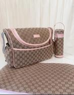 Gucci Luiertas met Verschoonmat & Fleshouder - Kraamcadeau, Kinderen en Baby's, Ophalen, Nieuw